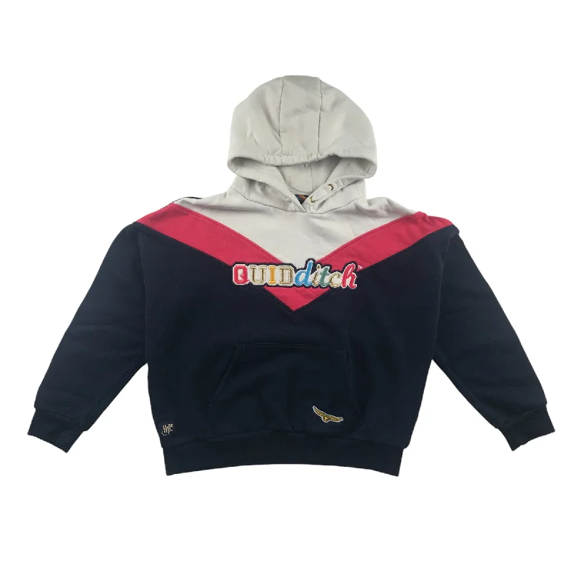 Lightweight grey hoodie -M&S hoodie 11-12 years white and navy cropped Harry Potter Quidditch