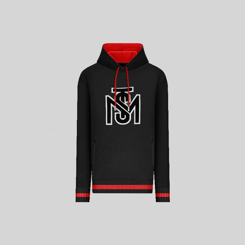 Cozy red hoodie -CAELUM BLACK HOODIE