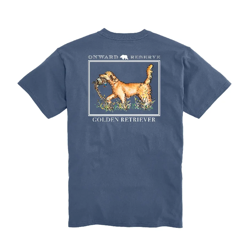 Vegan shorts plant -Golden Retriever Short Sleeve Tee