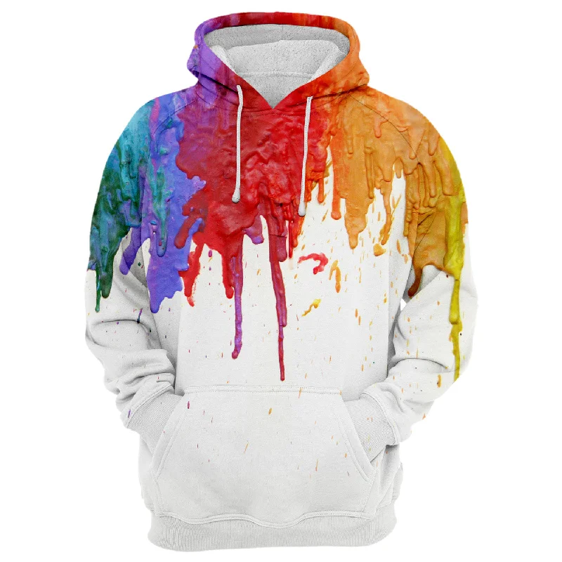 Extra long fleece hoodie -Lazy Colors Hoodie