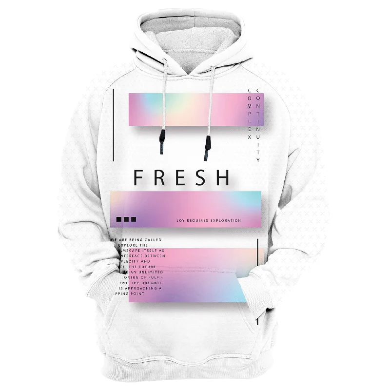 Plain grey hoodie -Fresh Explore Hoodie