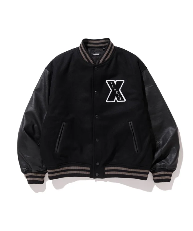 Soft white jacket -OG VARSITY JACKET