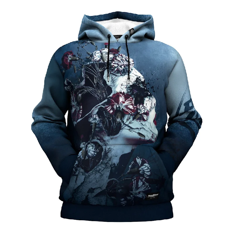 Floral black hoodie -Day To Night Hoodie