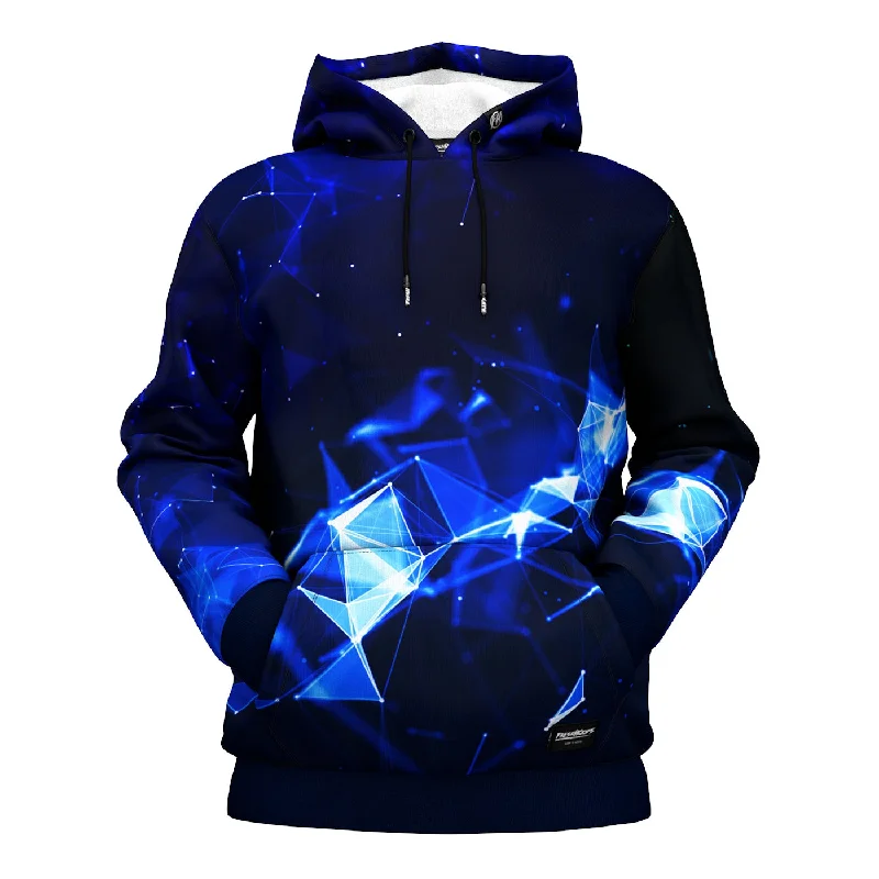 Elegant white hoodie -Prism Stars Hoodie