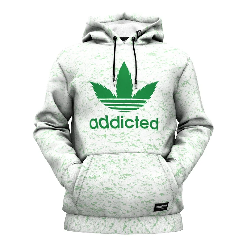 Plain white hoodie -Addicted Hoodie