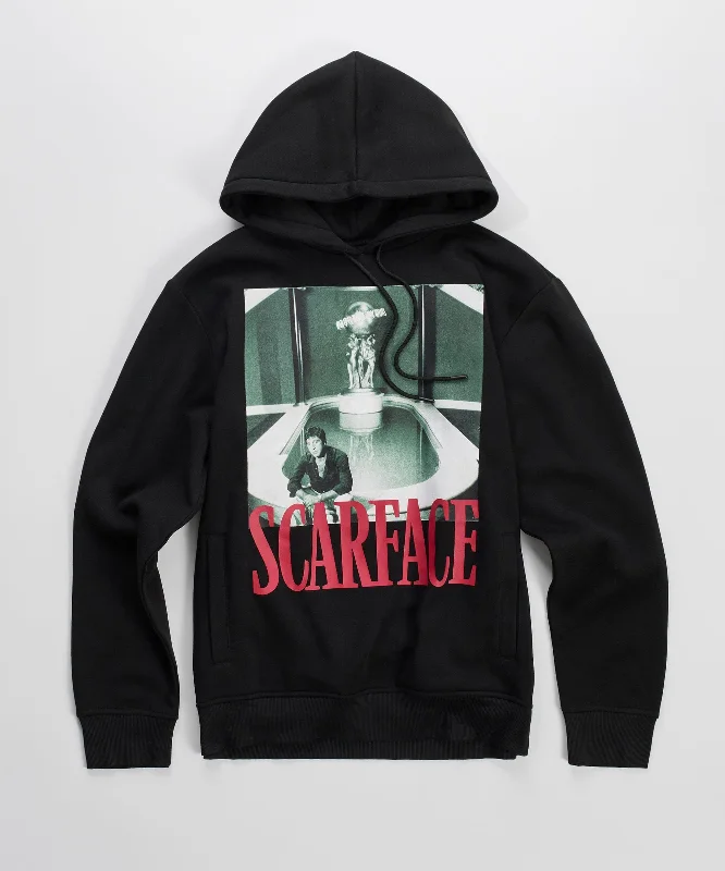 Solid white hoodie -Scarface The World Is Yours Hoodie - Black