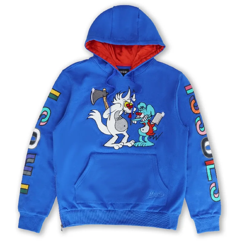 Classic white hoodie -M5272 Makobi Trust Issues Hoodie - Royal