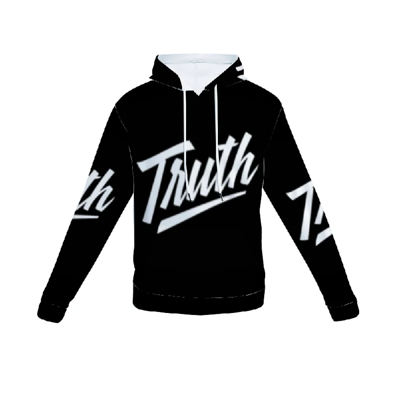 Hooded white hoodie -Customizable Unisex All Over Print Plush Hoodies with Pockets