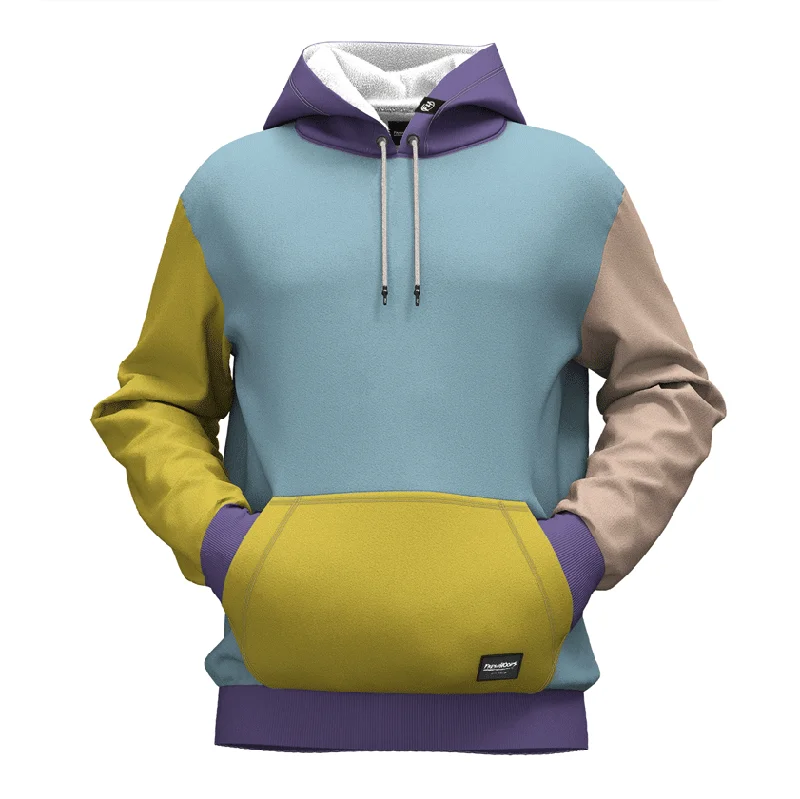 Slim grey hoodie -Pastel Blue Hoodie