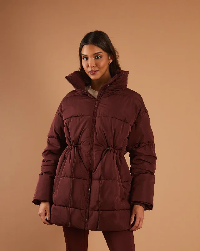 Midi black jacket -Suze Jacket Wine