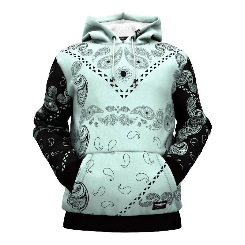 Boho white hoodie -Mint Gang Hoodie