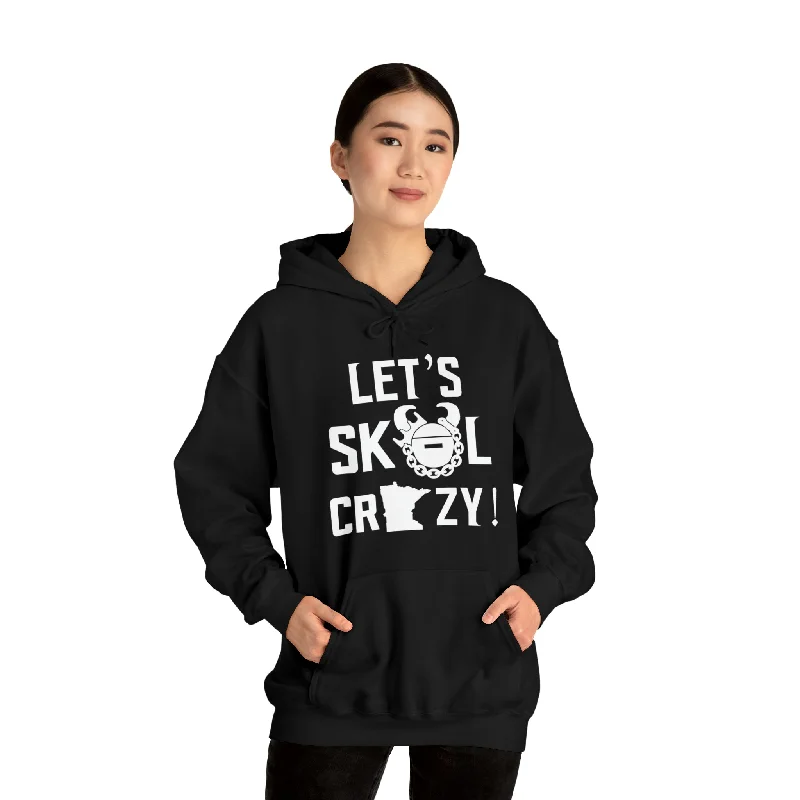 Vintage grey hoodie -Unisex Heavy Blend™ Hoodie - Let's go Crazy!