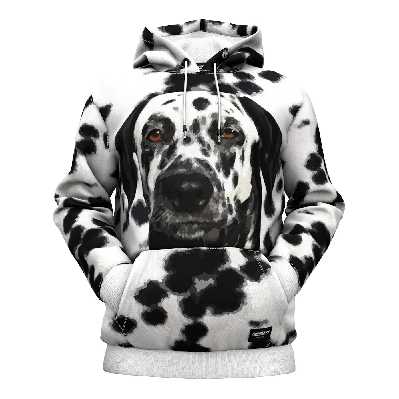 Classic grey hoodie -Dalmatian Hoodie