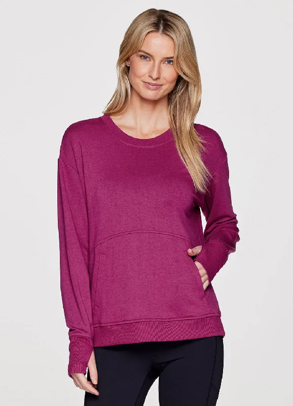 Loose black sweatshirts -Sunset French Terry Sweatshirt