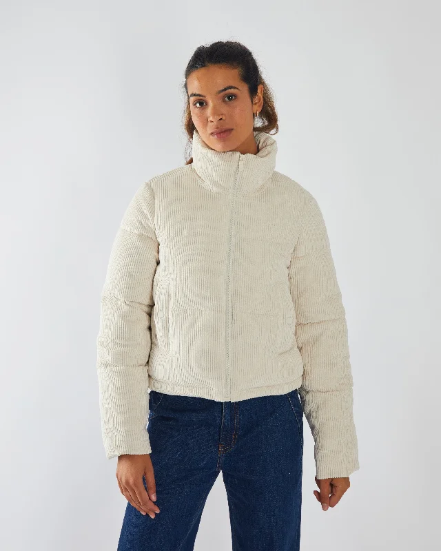 Long white jacket -Abbey Jacket Stone White