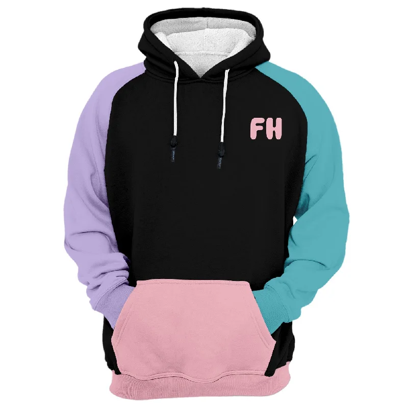 Trendy pink hoodie -Crazy Right Hoodie