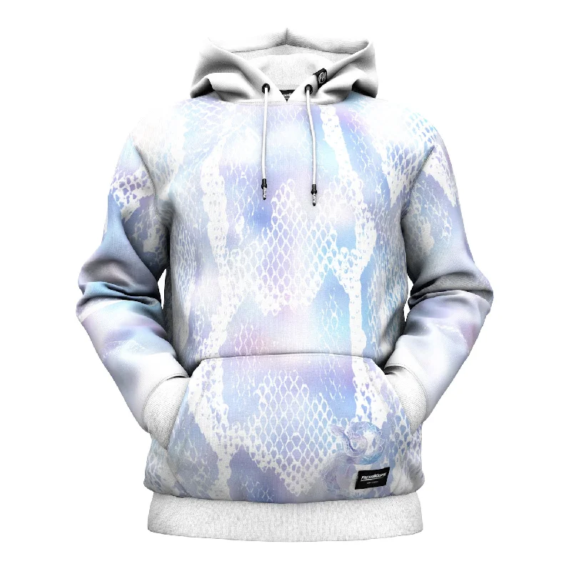 Cozy black hoodie -Angelic Snake Hoodie