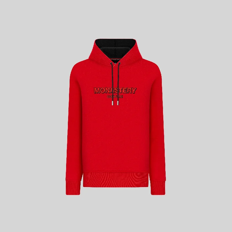 Slim red hoodie -SALAMINA RED HOODIE