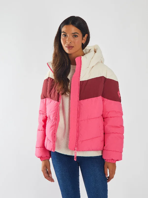 Short white jacket -Afta Jacket Pink Multi