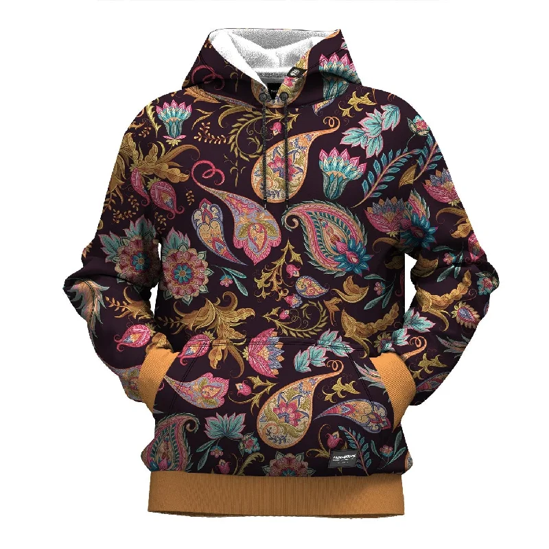 Patterned cotton hoodie -Majestic Hoodie