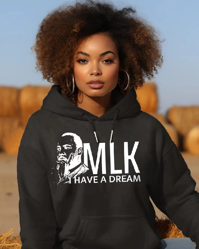 Loose black hoodie -I Am The Dream Women Long-sleeved Hoodie