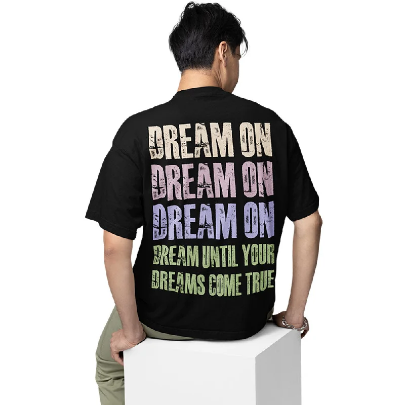 Funny T-shirts for kids -Aerosmith Oversized T shirt - Dream On Typography