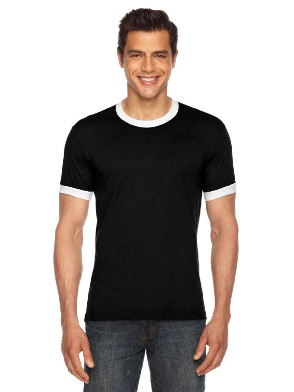 Hunter T-shirts track -American Apparel Unisex Poly-Cotton Short Sleeve Ringer T-Shirt