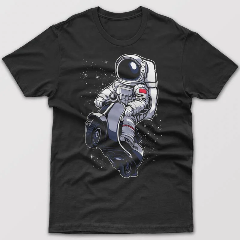 Road trip graphic T-shirts drive -Astronaut Scooter - T-shirt