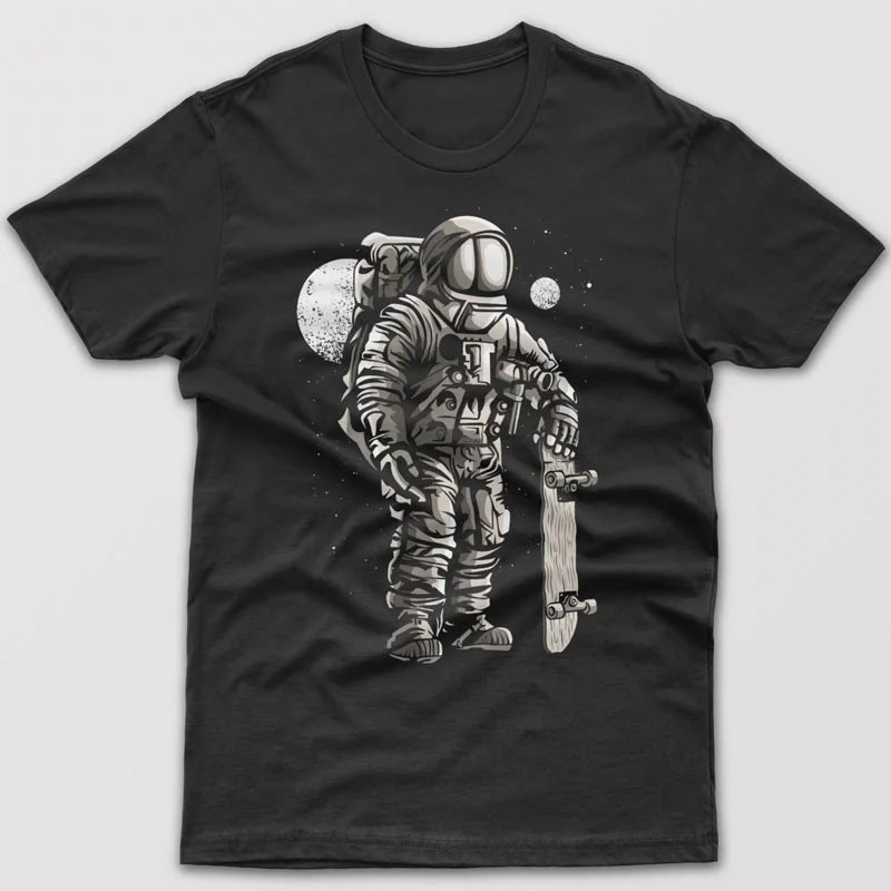 Bold graphic T-shirts stand -Astronaut Skater - T-shirt