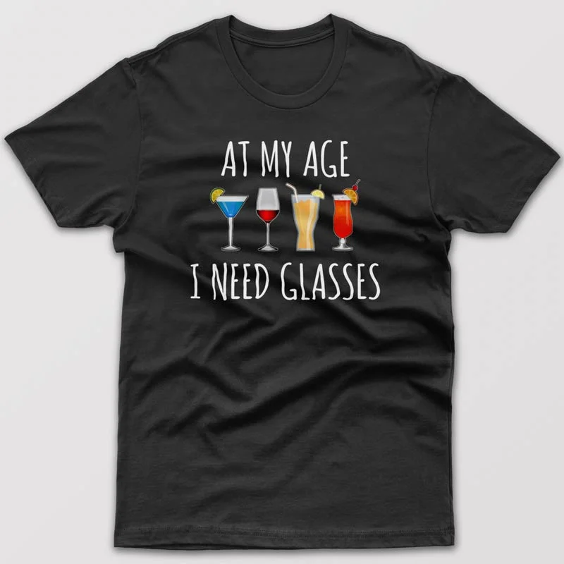 Concert graphic T-shirts live -At my I need glasses - T-shirt