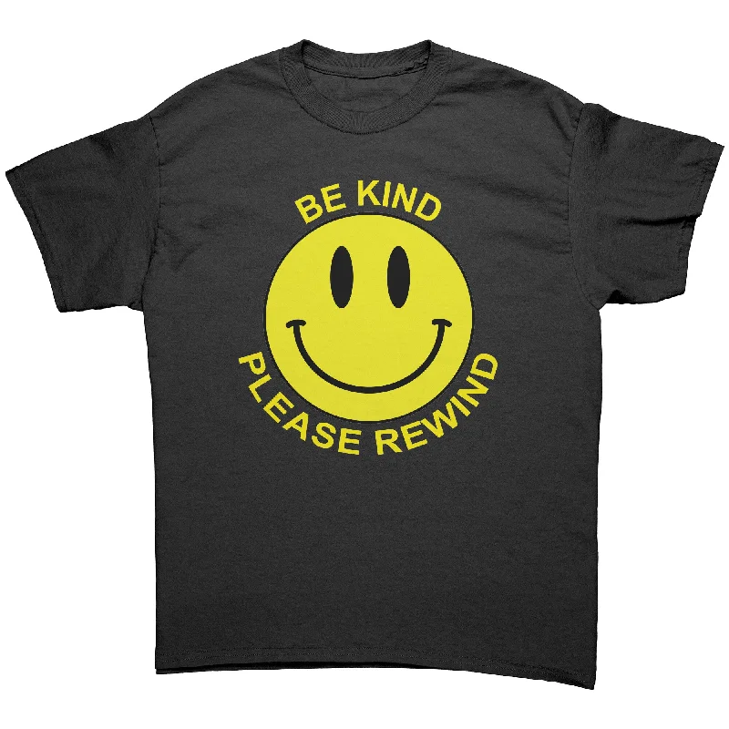 Bear T-shirts strong -BE KIND, PLEASE REWIND Retro 80's VHS Slogan Unisex T-Shirt