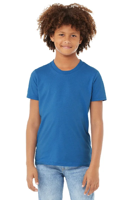 Drama T-shirts tears -Bella + Canvas Youth Jersey Short Sleeve Crewneck T-Shirt - Columbia Blue