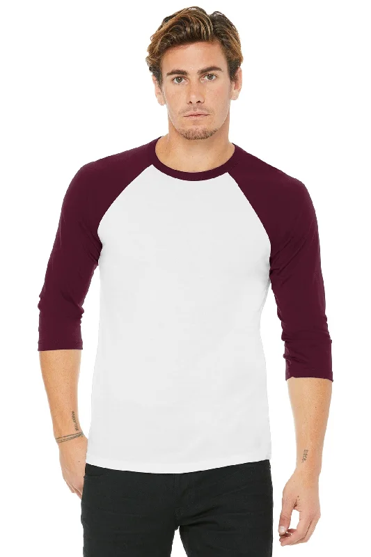 White/ Maroon