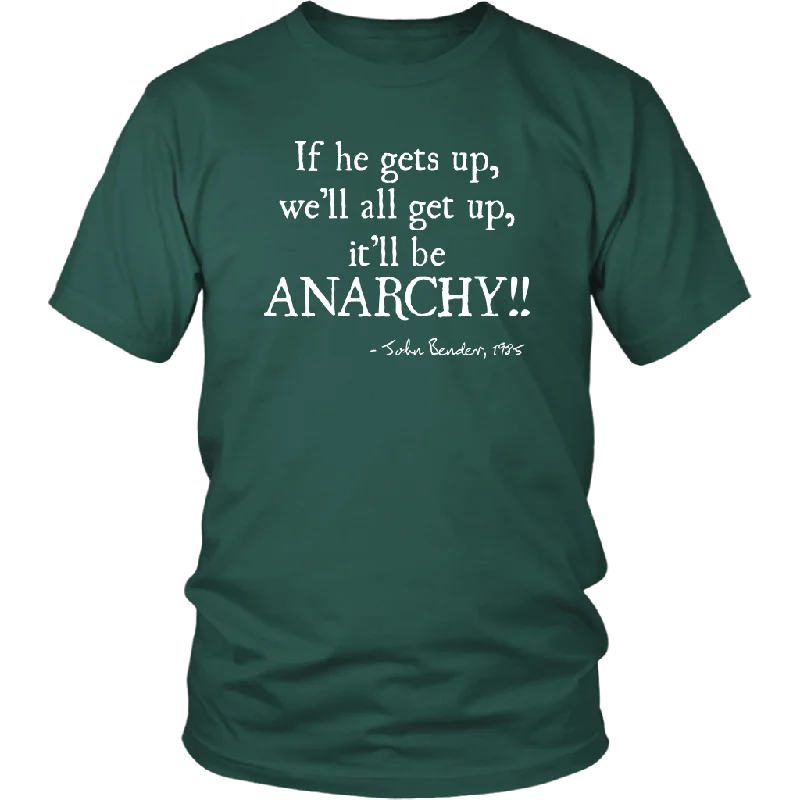 Soccer T-shirts team -Breakfast Club ANARCHY Quote Unisex short sleeve T-Shirt