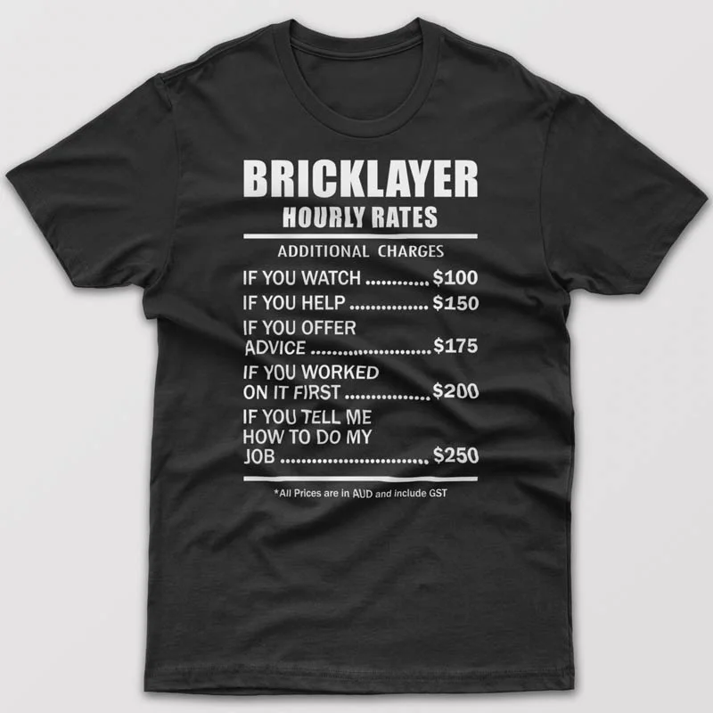 Ice cream T-shirts chill -Bricklayer Hourly Rates - T-shirt