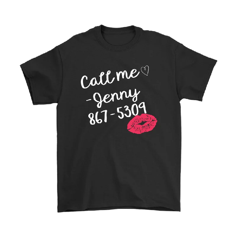 Printed T-shirts trendy -Call Me, Jenny 867-5309 80's Retro Unisex T-Shirt