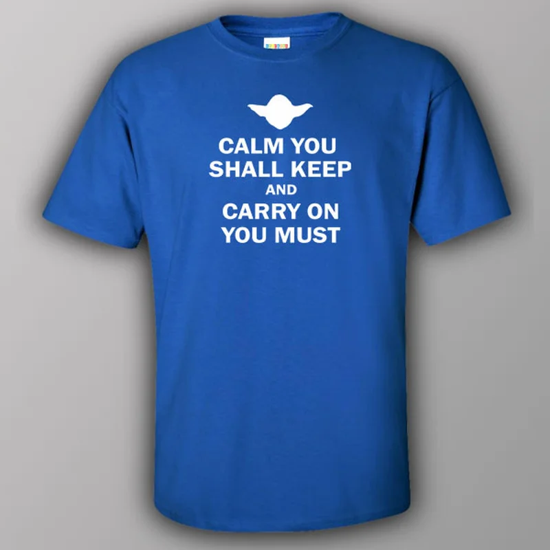 Vintage sports T-shirts old -Calm you shall keep and carry on you must - T-shirt