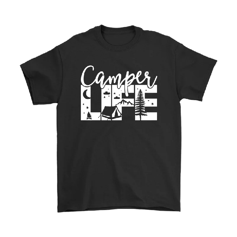 Dragon T-shirts fire -CAMPER LIFE Camping Men's T-Shirt