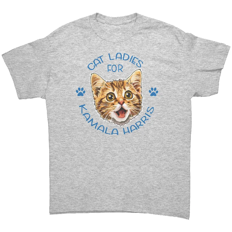 College graphic T-shirts grad -CAT LADIES for KAMALA HARRIS 2024 Unisex T-SHIRT