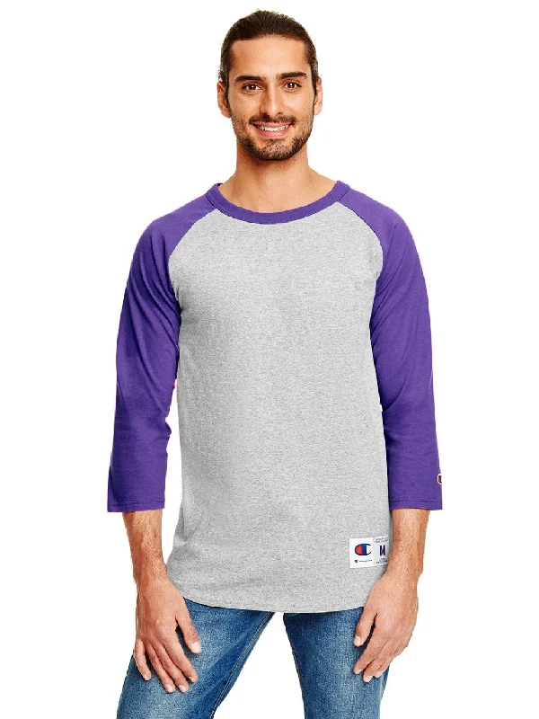 Metal T-shirts loud -Champion Cotton Raglan Baseball Jersey