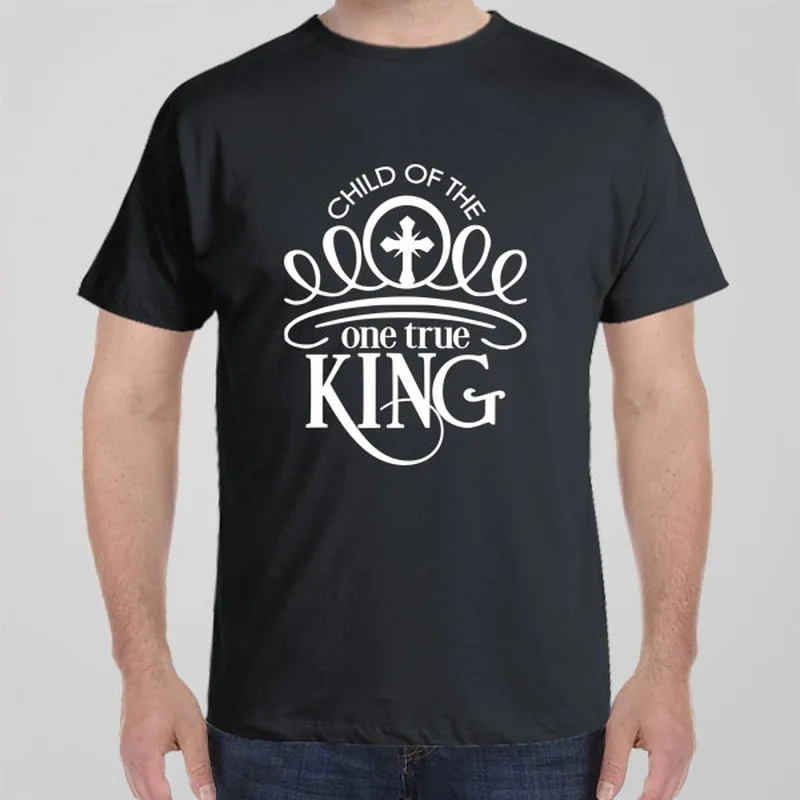 Beach T-shirts breezy -Child of One Real King T-shirt