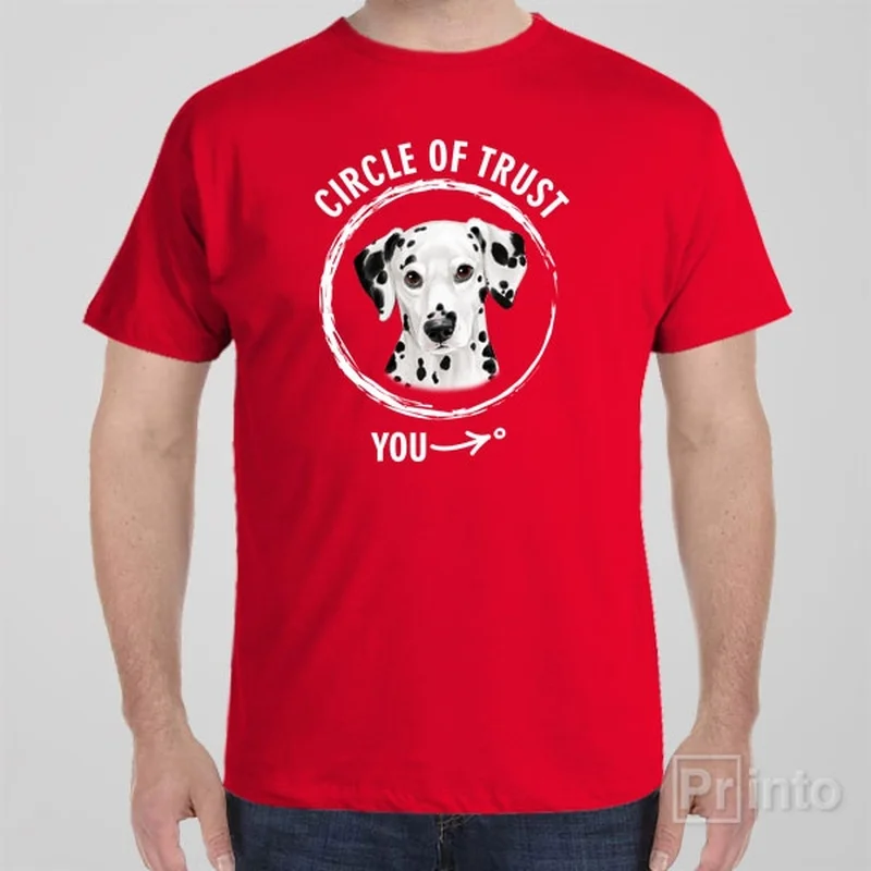 Family T-shirts matching -Circle of trust (Dalmatin) - T-shirt