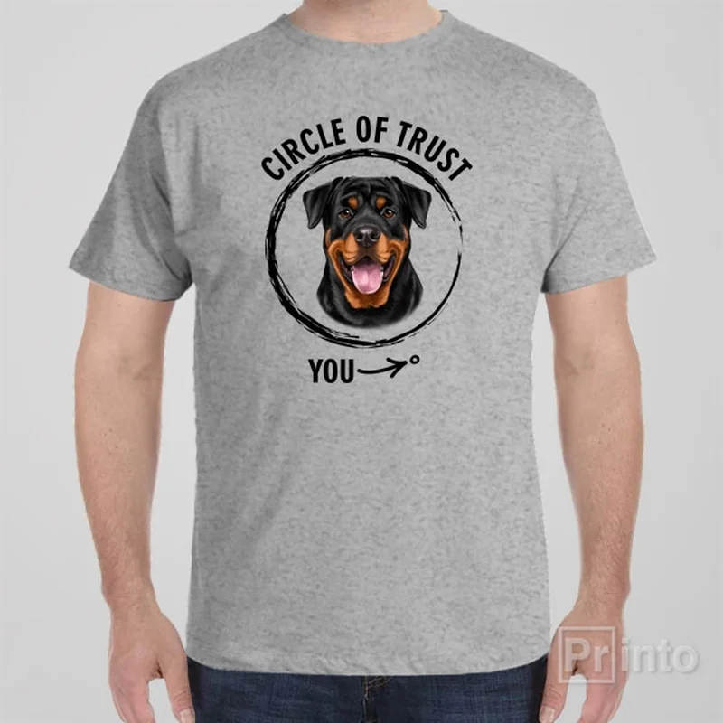 Athletic T-shirts active -Circle of trust (Rottweiler) - T-shirt