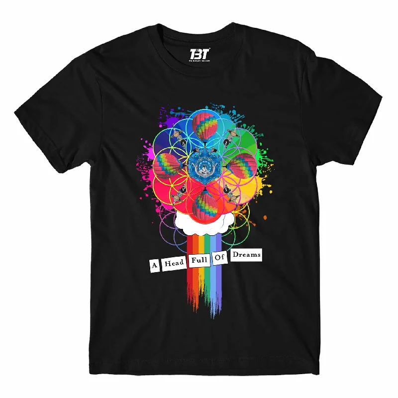 Music T-shirts fan -Coldplay T shirt - A Head Full Of Dreams Art