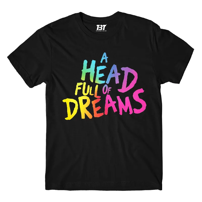 Graphic T-shirts for men -Coldplay T shirt - A Head Full Of Dreams