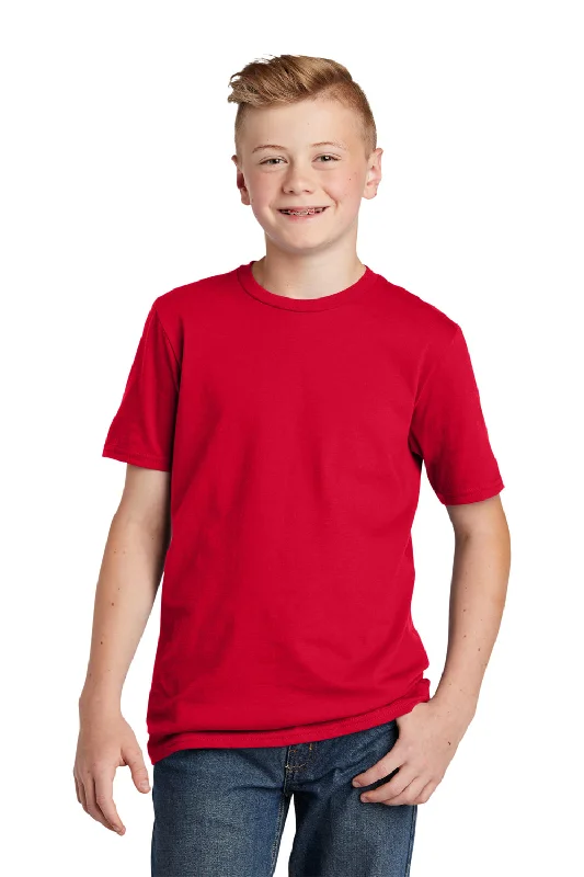 Striped T-shirts classic -District Youth Very Important Short Sleeve Crewneck T-Shirt - Classic Red