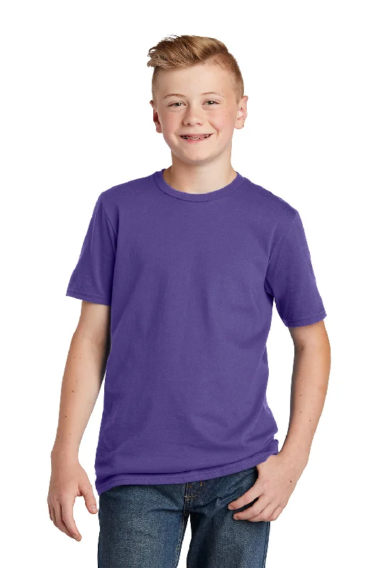 Spicy T-shirts heat -District Youth Very Important Short Sleeve Crewneck T-Shirt - Purple