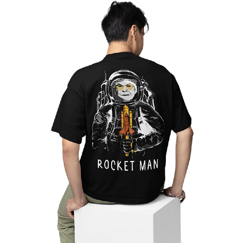 Pro team T-shirts fan -Elton John Oversized T shirt - Rocket Man