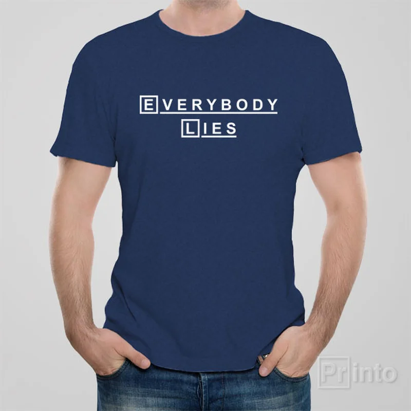 Superhero T-shirts power -Everybody lies - T-shirt