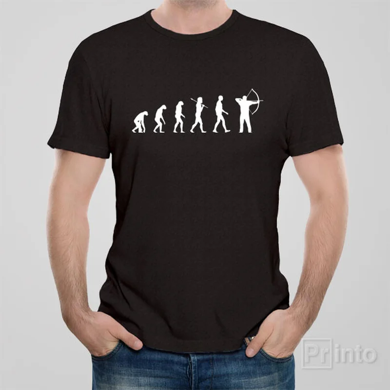 Moonlit T-shirts calm -Evolution of Archery T-shirt